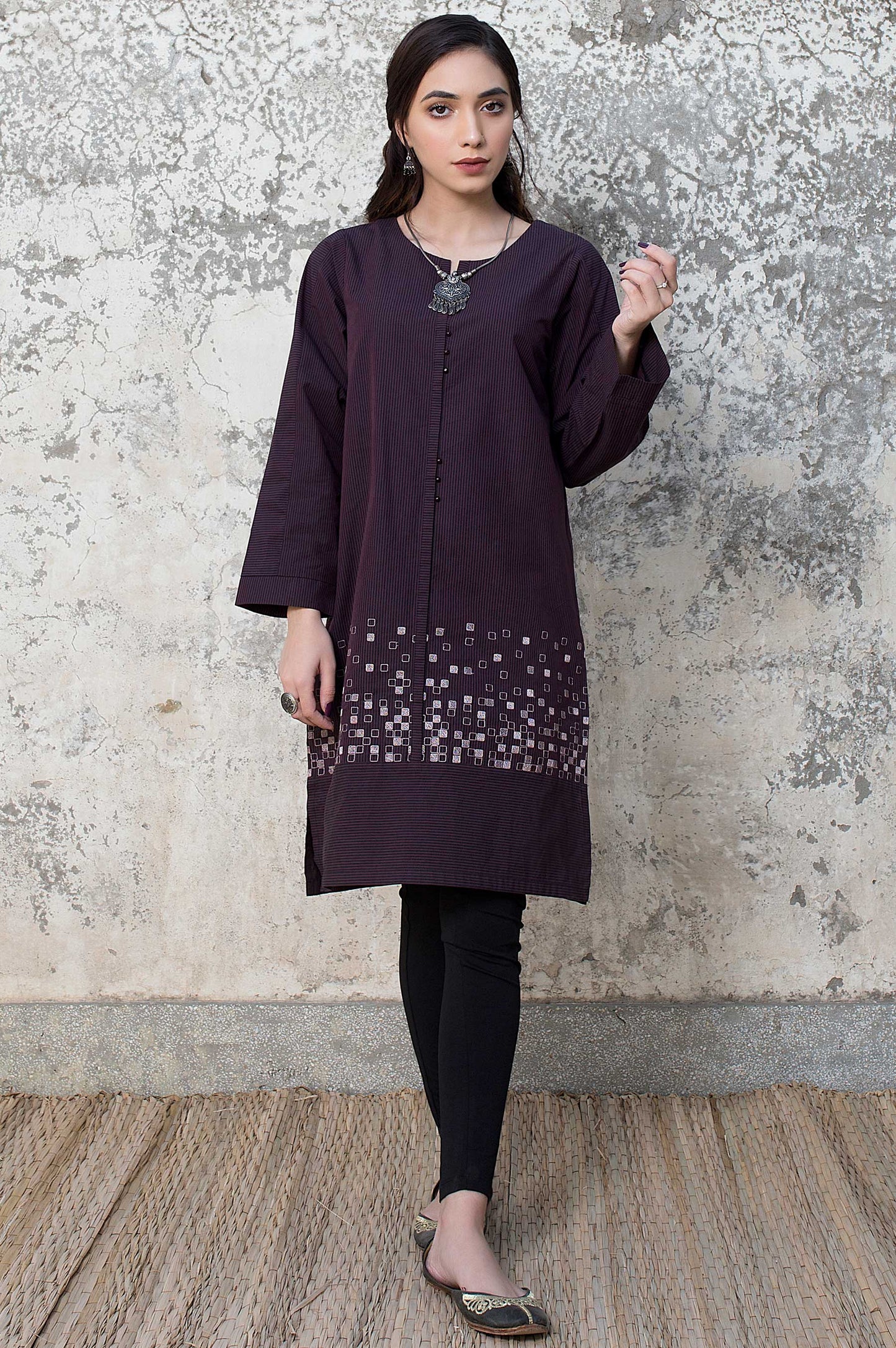 Stitched 1 Piece Yarn Dyed Shirt