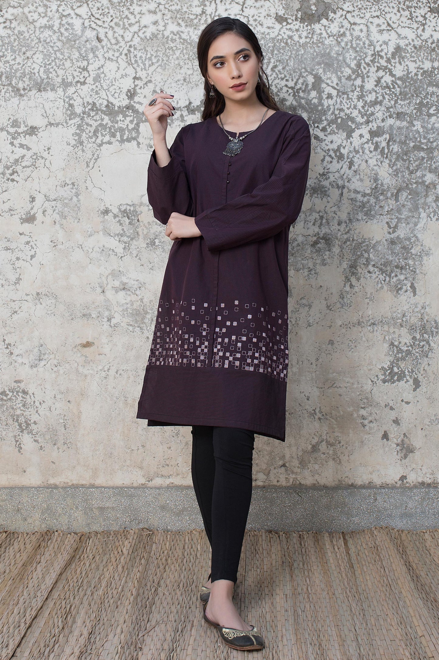 Stitched 1 Piece Yarn Dyed Shirt