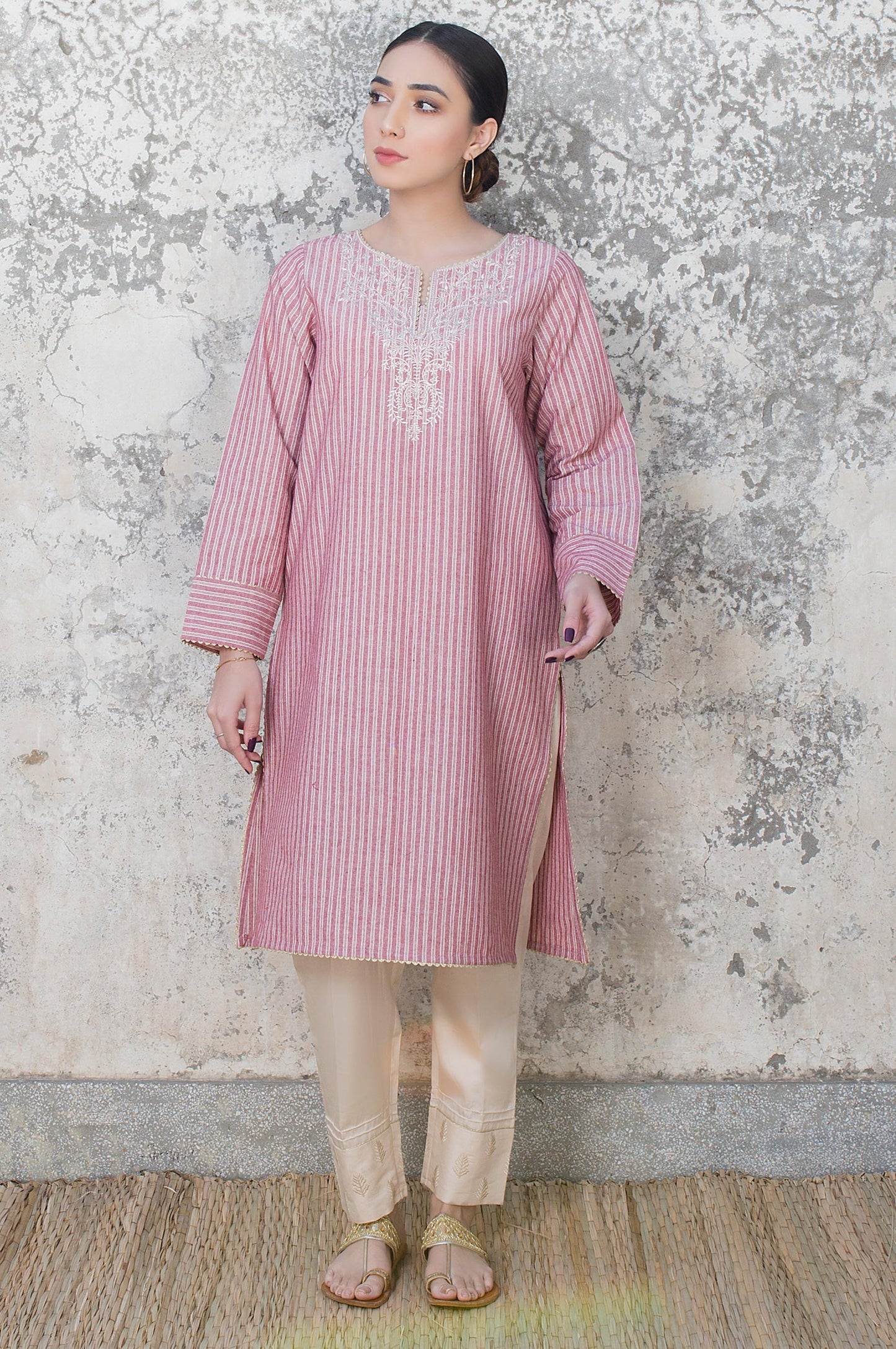 Stitched 1 Piece Yarn Dyed Shirt