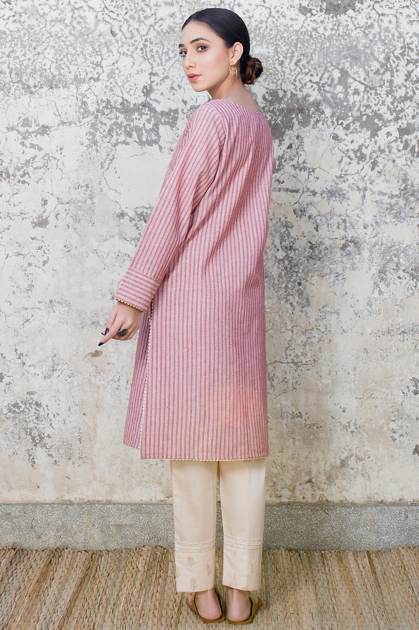 Stitched 1 Piece Yarn Dyed Shirt