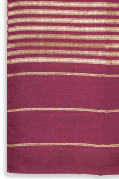 Printed Jacquard Dupatta - Rose