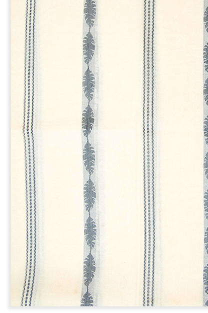 Printed Jacquard Dupatta - Off White
