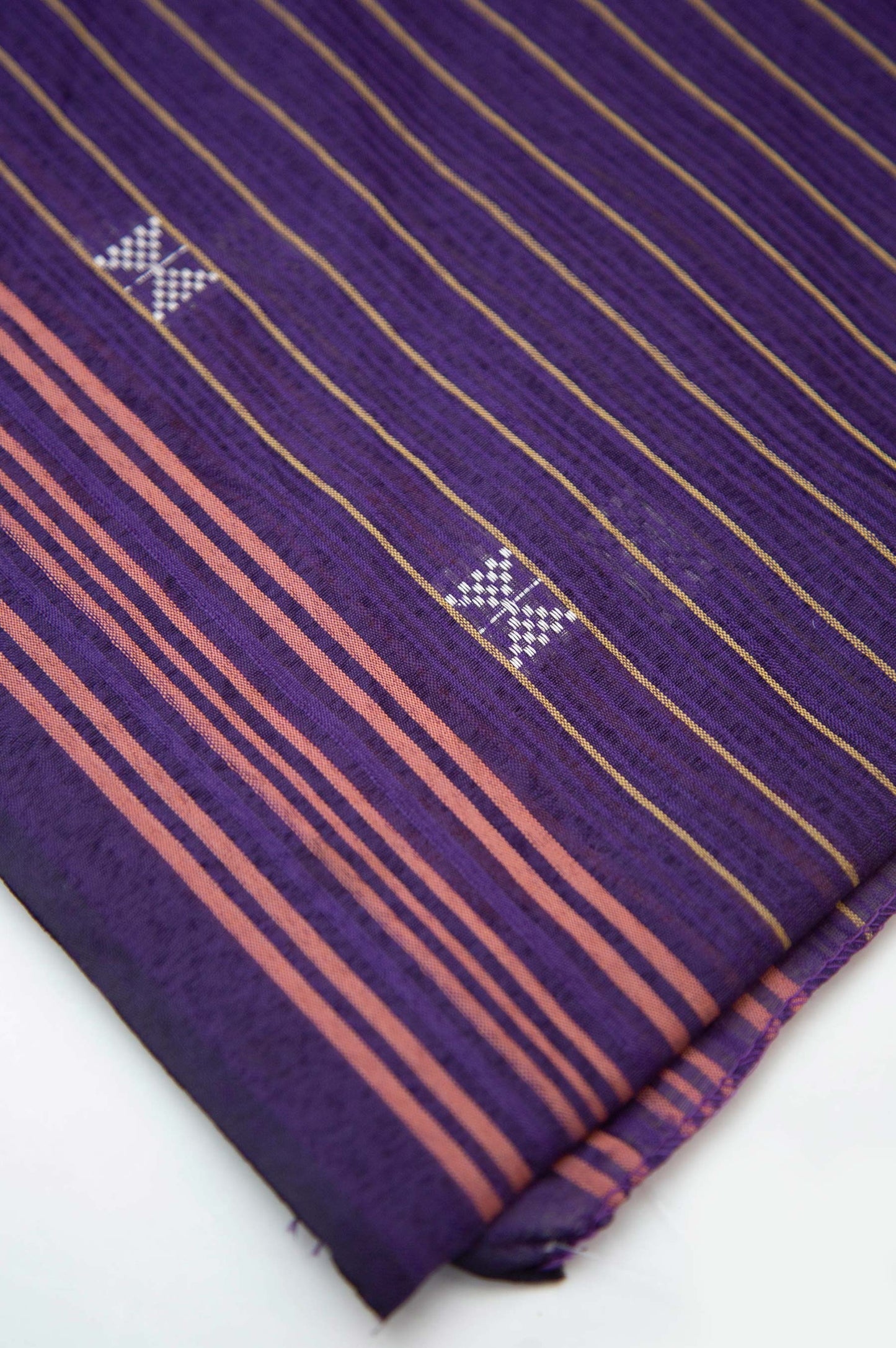 Printed Jacquard Dupatta - purple