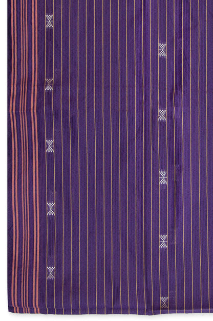 Printed Jacquard Dupatta - purple