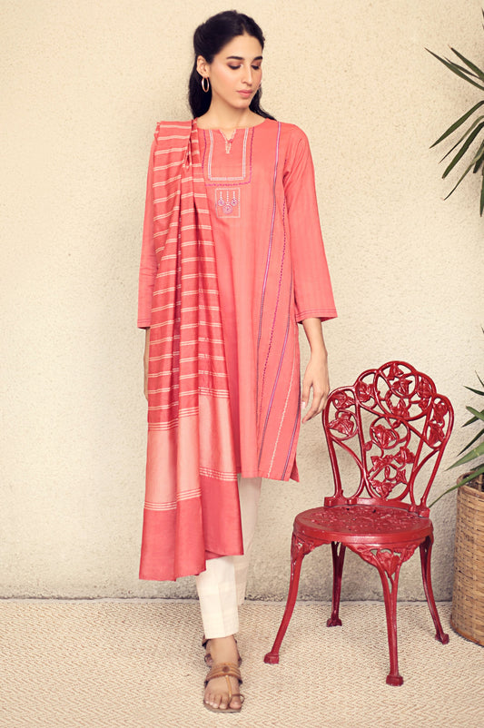 Stitched 2 Piece Embroidered Suit