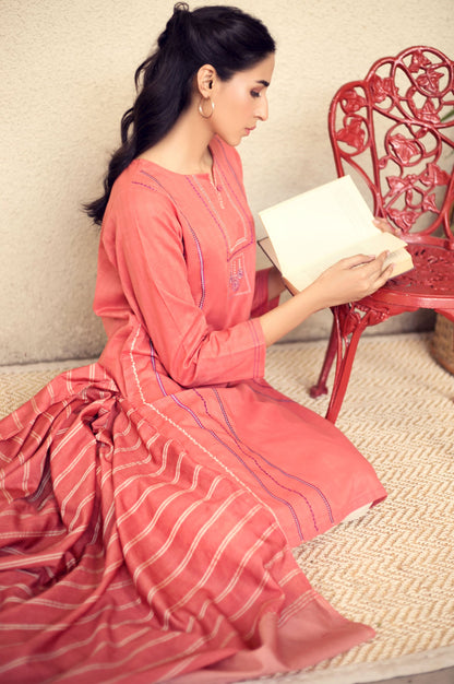 Stitched 2 Piece Embroidered Suit