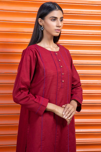 Stitched 2 Piece Embellished Khaddar Suit