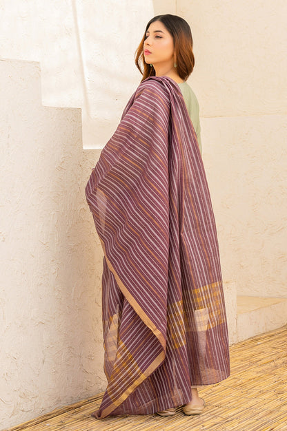 Stitched 2 Piece Cotton Slub & Yarn Dyed Suit