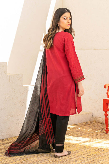 Stitched 2 Piece Cotton Slub & Yarn Dyed Suit