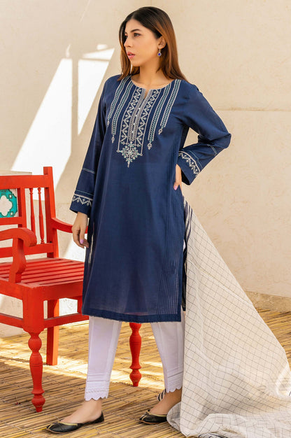 Stitched 2 Piece Cotton Slub & Yarn Dyed Suit