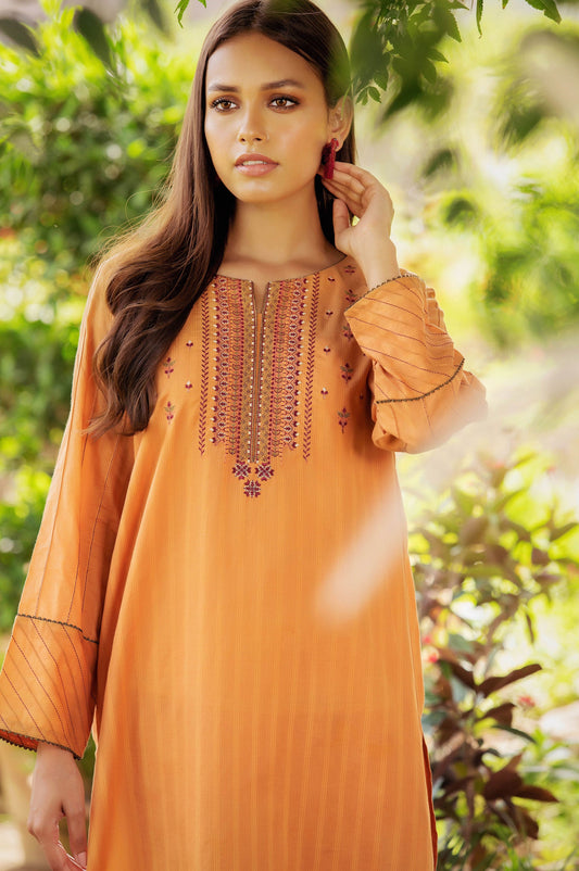 Stitched 2 Piece Embroidered Doria Lawn Suit