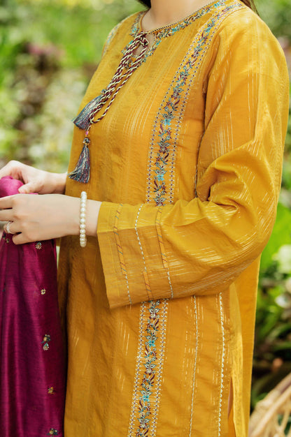 Stitched 2 Piece Zari Mysuri Suit