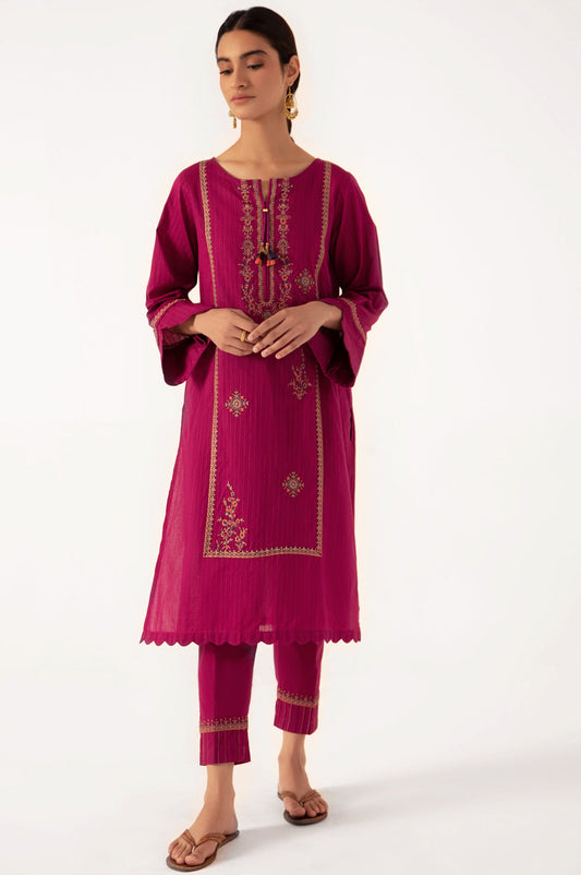 Stitched 2 Piece Doria Embroidered Suit