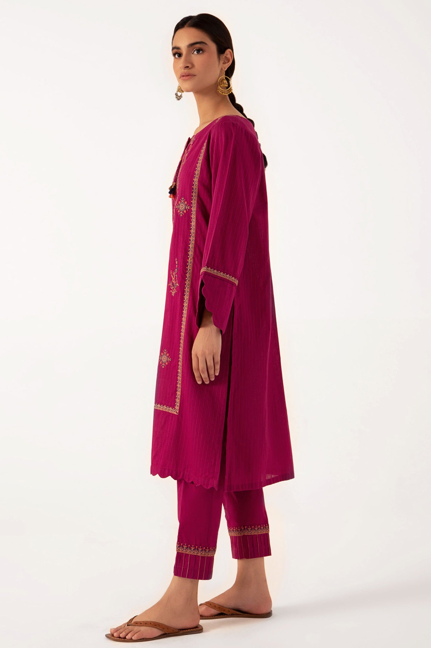 Stitched 2 Piece Doria Embroidered Suit