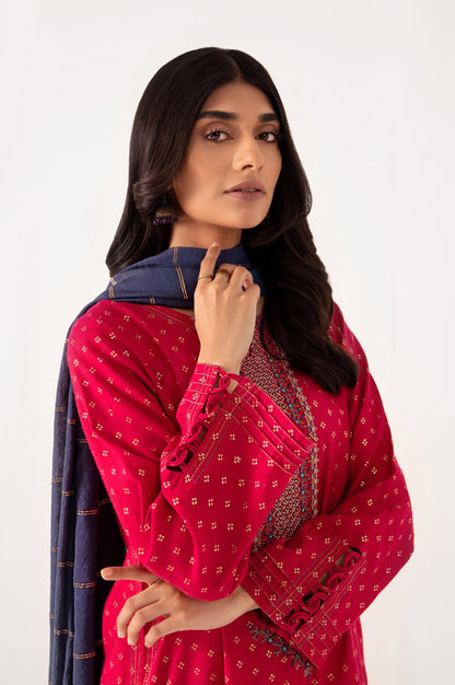 Stitched 2 Piece Embroidered Jacquard Suit