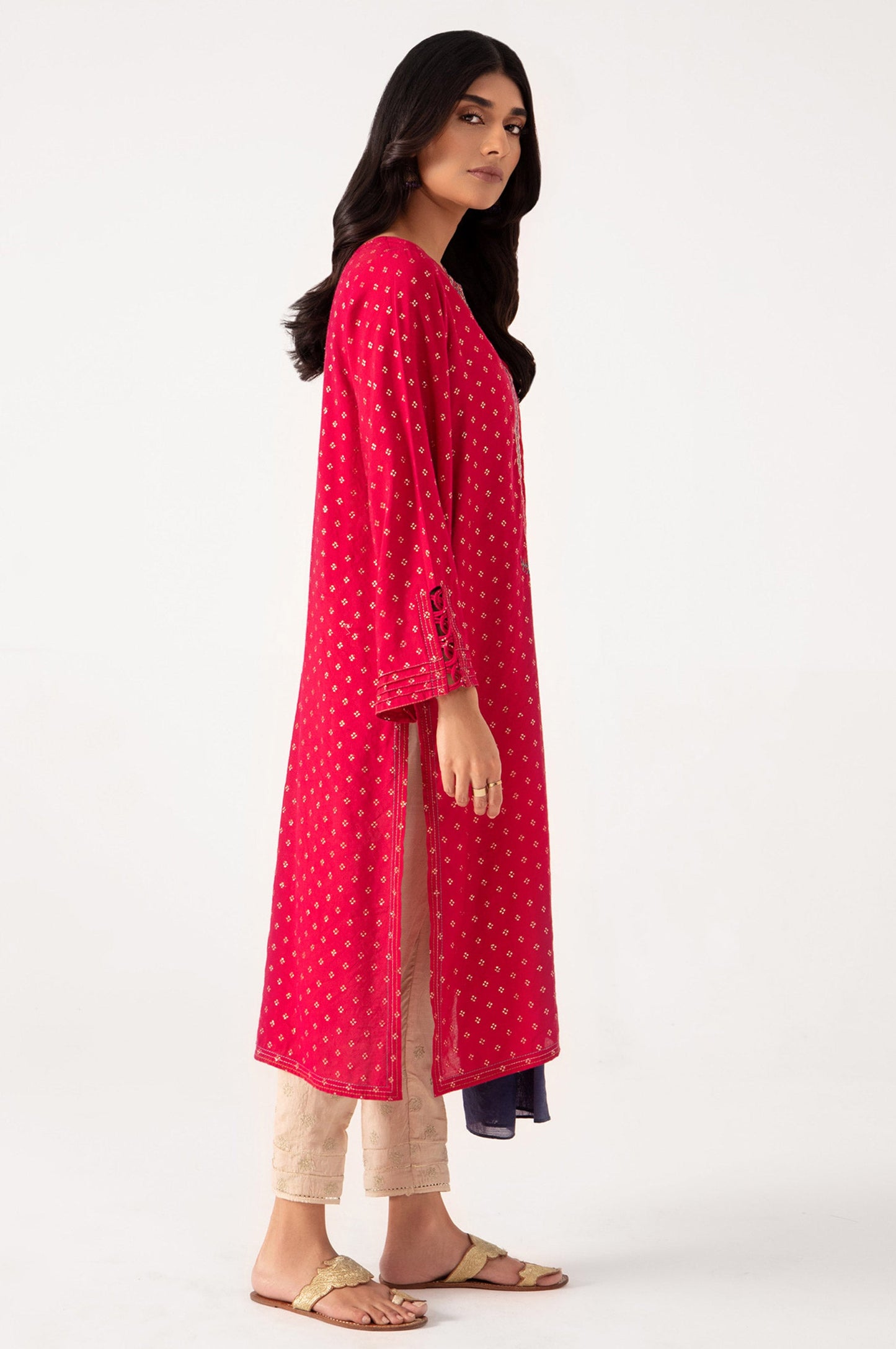 Stitched 2 Piece Embroidered Jacquard Suit