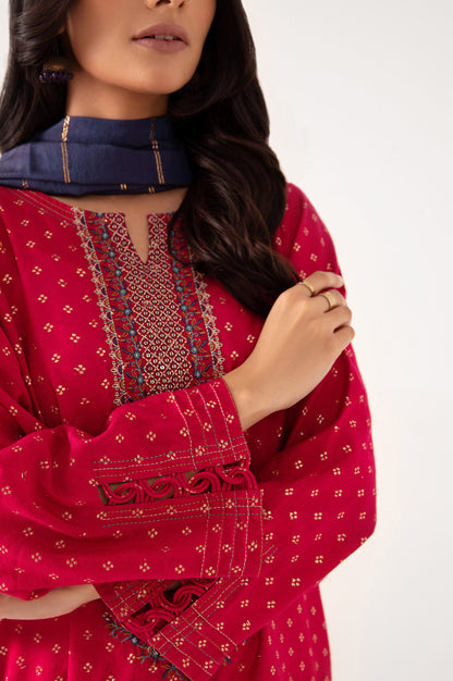 Stitched 2 Piece Embroidered Jacquard Suit