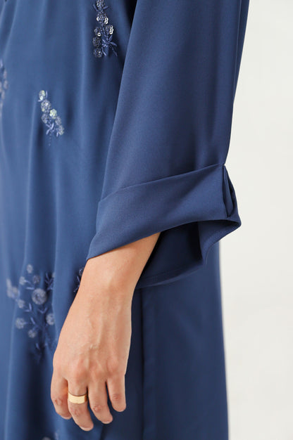 Stitched 2 Piece Embroidered Crepe Suit