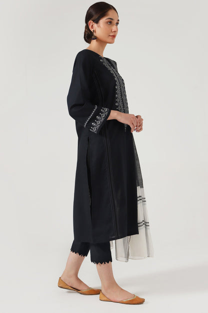 Stitched 2 Piece Embroidered Cambric Suit