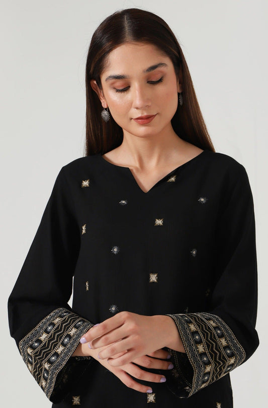 Stitched 2 Piece Embroidered Doria Suit