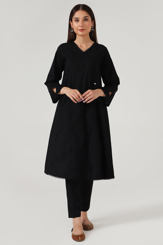 Stitched 2 Piece Stylized Cambric Suit