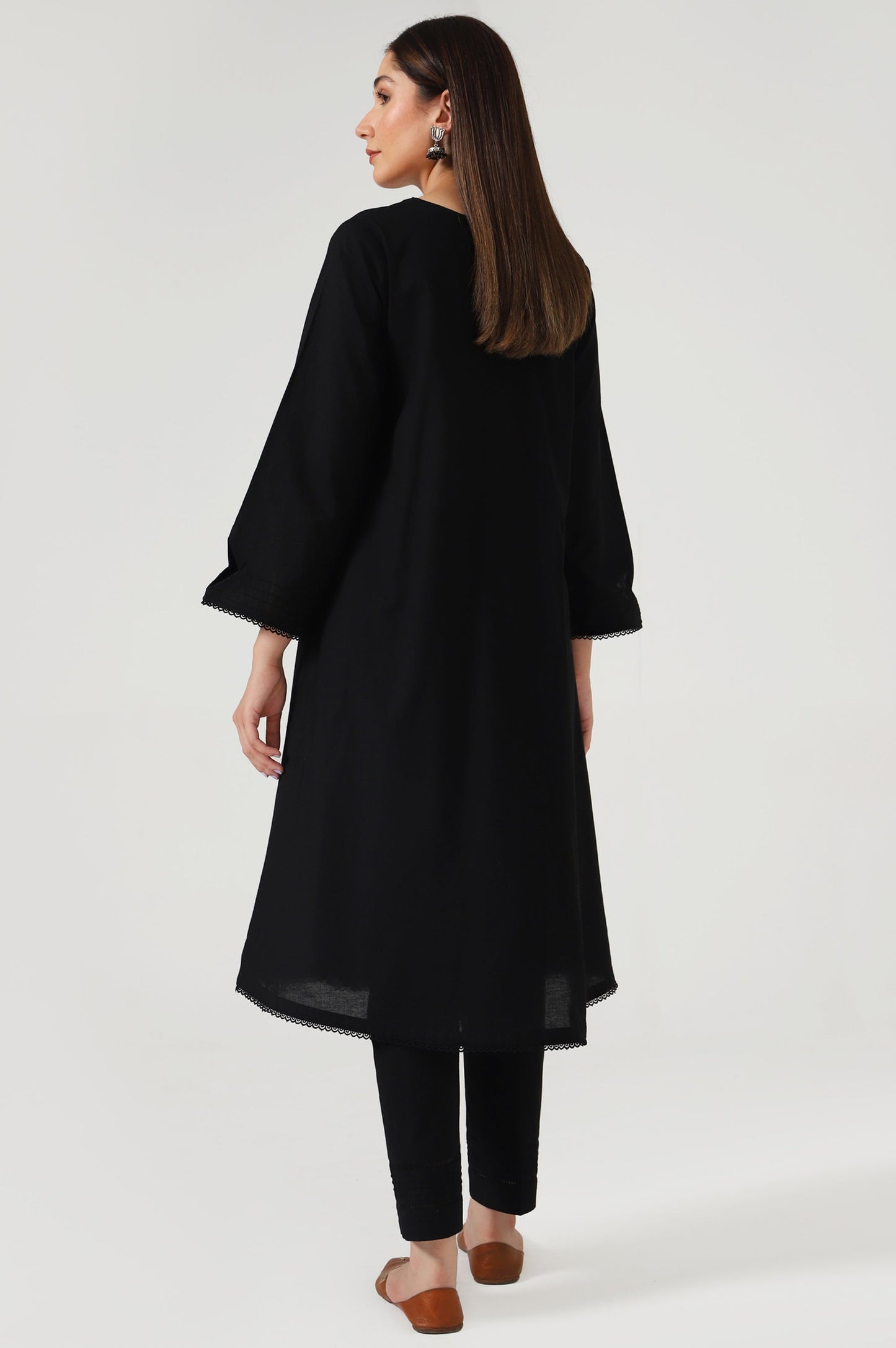 Stitched 2 Piece Stylized Cambric Suit