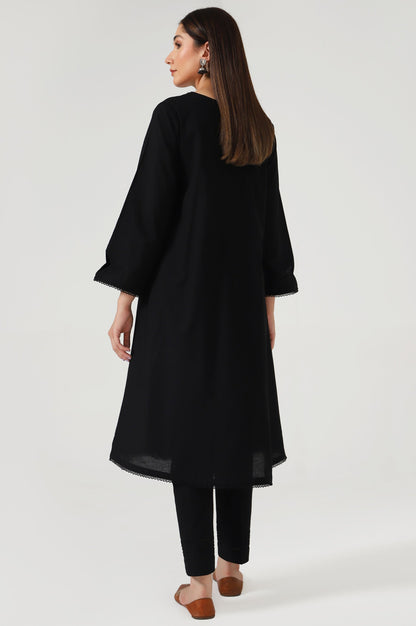 Stitched 2 Piece Stylized Cambric Suit