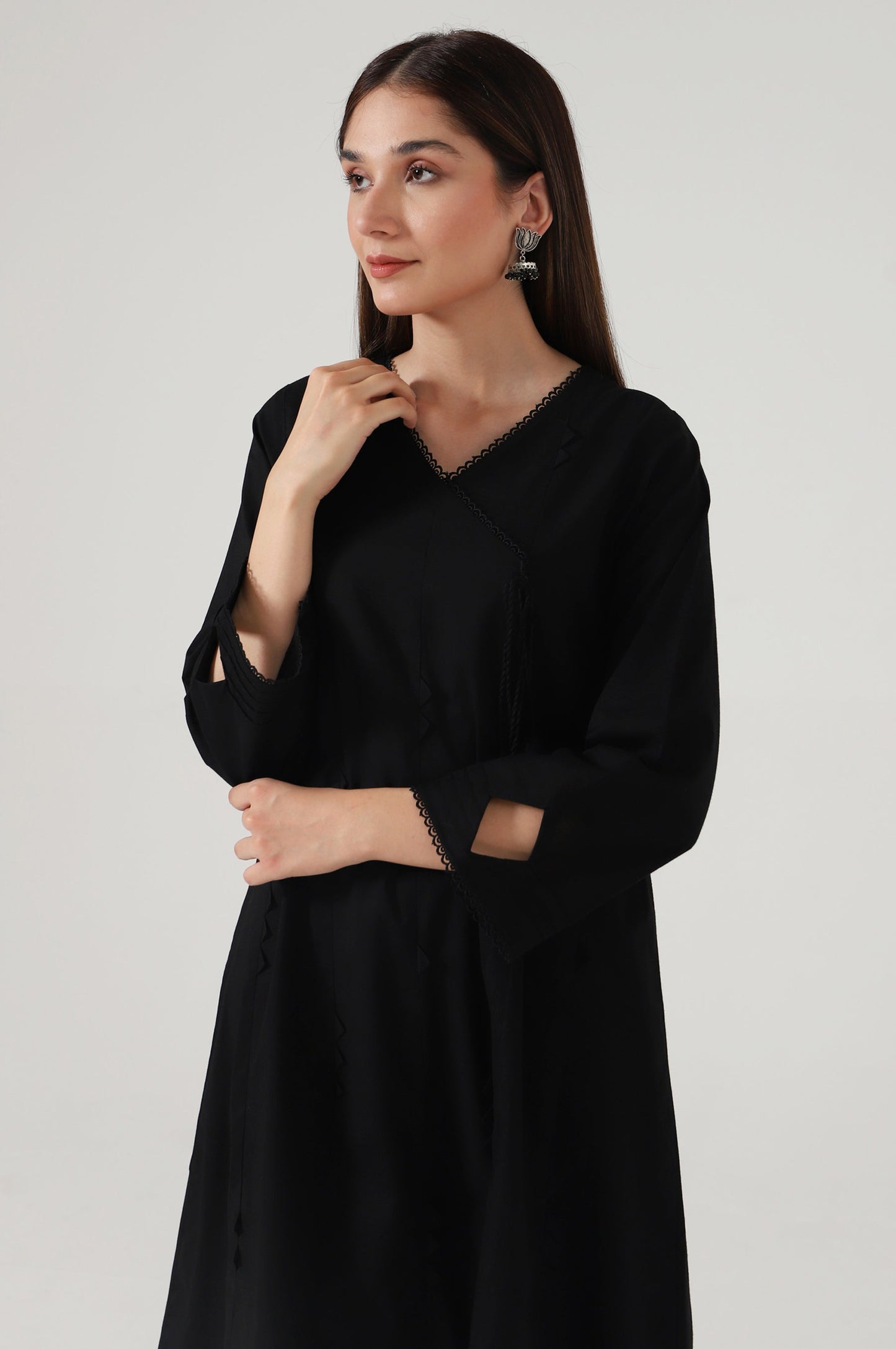 Stitched 2 Piece Stylized Cambric Suit