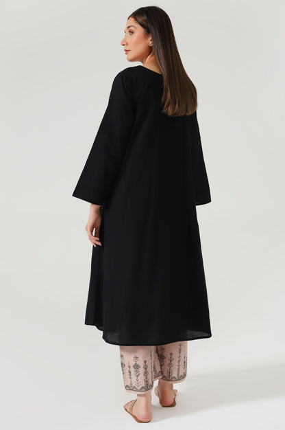 Stitched 2 Piece Embroidered Cambric Suit