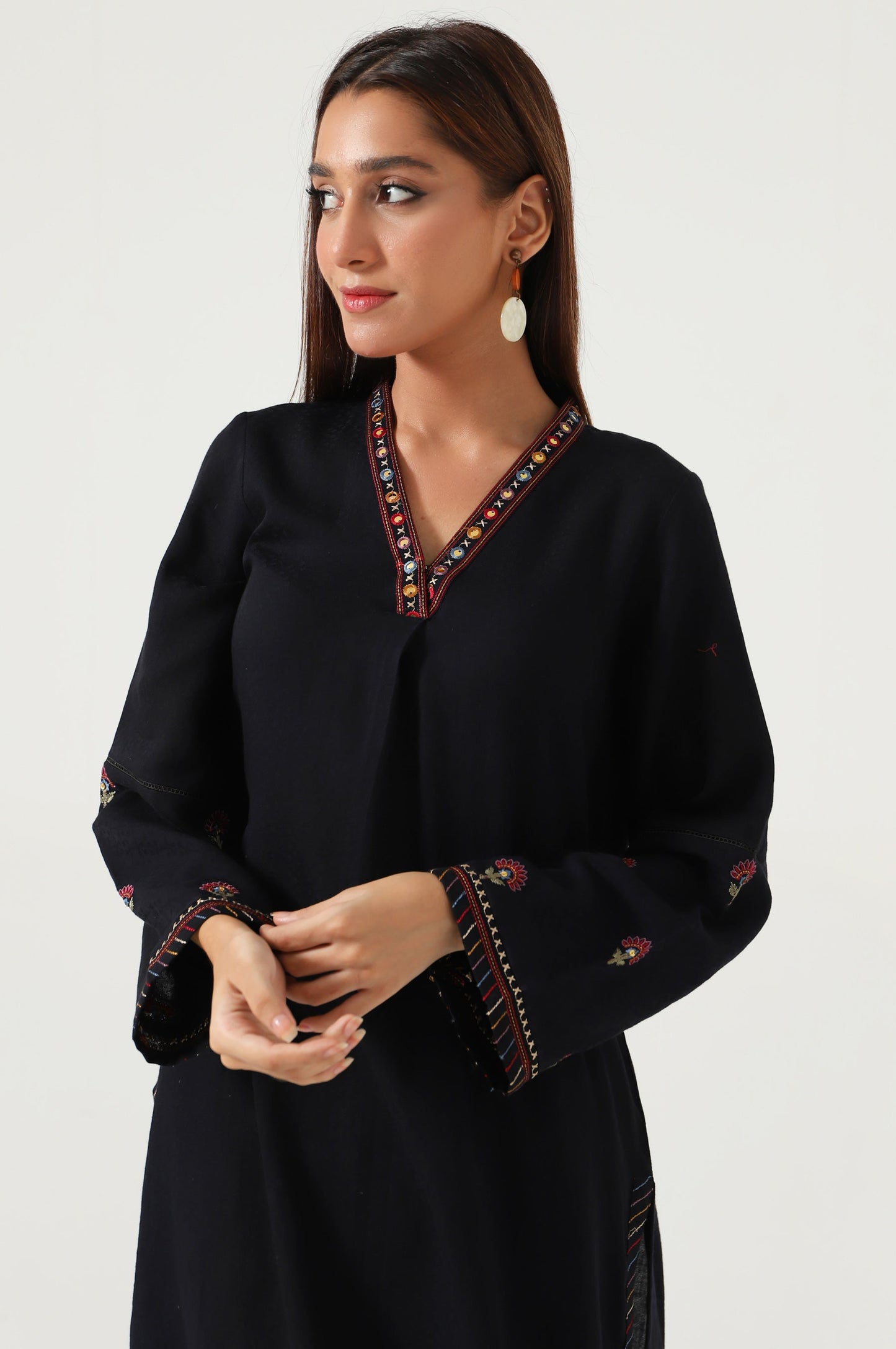 Stitched 2 Piece Satin Jacquard Suit