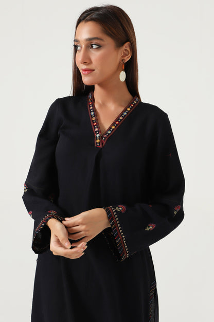 Stitched 2 Piece Satin Jacquard Suit