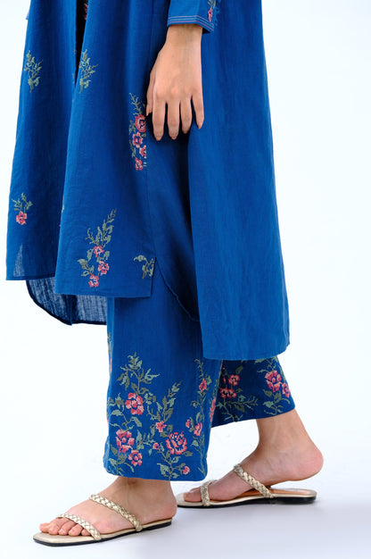 Stitched 2 Piece Embroidered Khaddar Suit