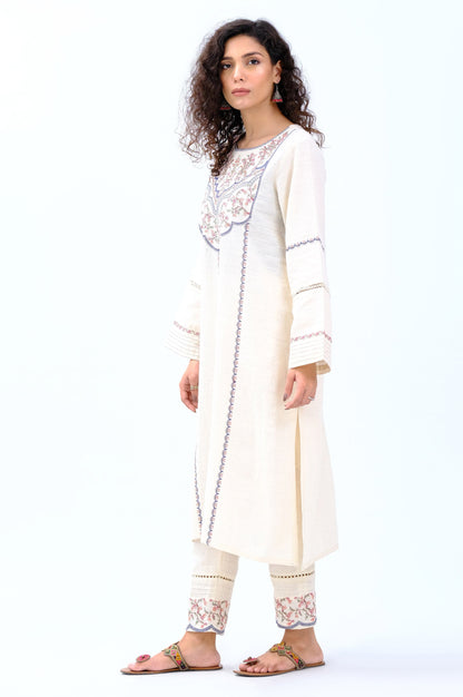 Stitched 2 Piece Embroidered Khaddar Suit