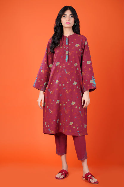 Stitched 2 Piece Khaddar Suit