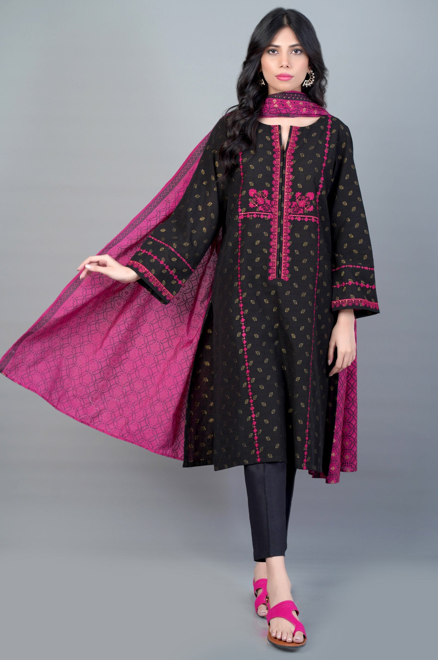 Stitched 2 Piece Dobby Mysuri Suit