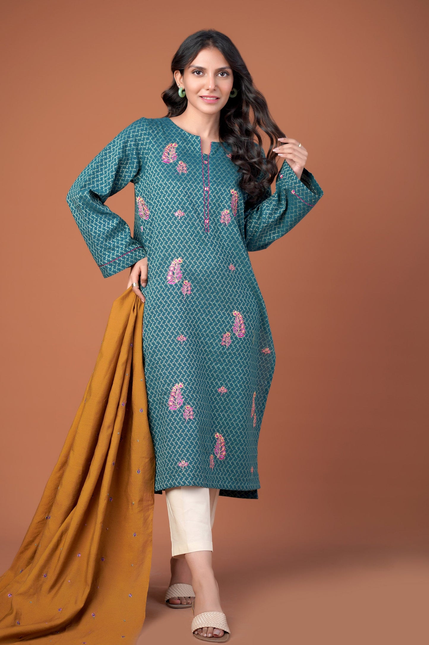 Stitched 2 Piece Dobby Mysuri Suit