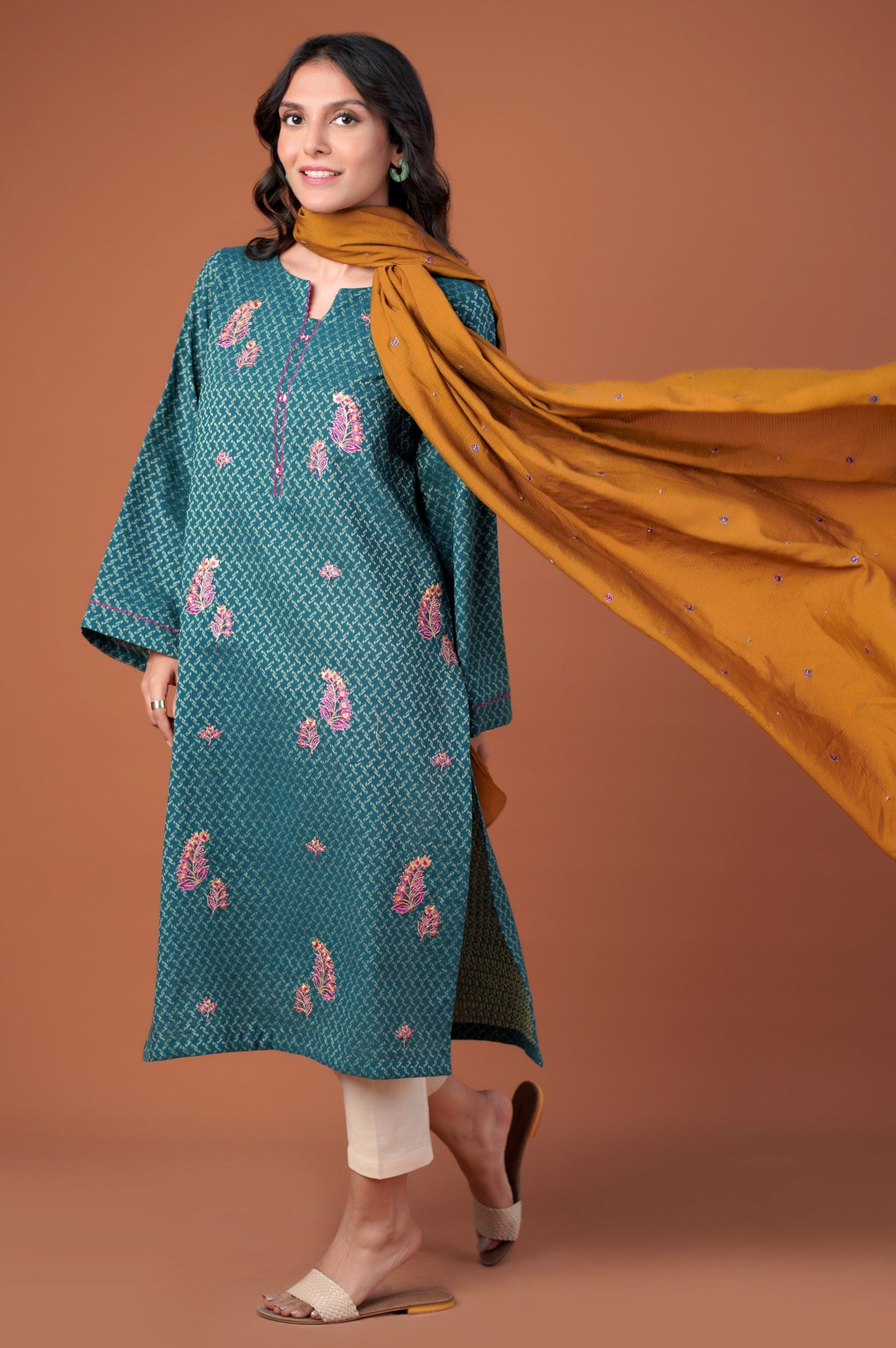 Stitched 2 Piece Dobby Mysuri Suit