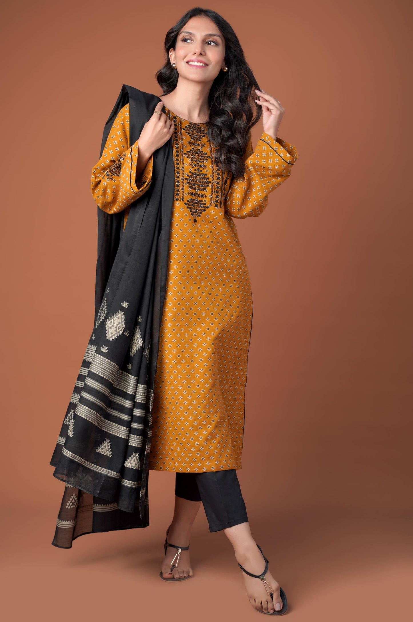 Stitched 2 Piece Color Jacquard Suit