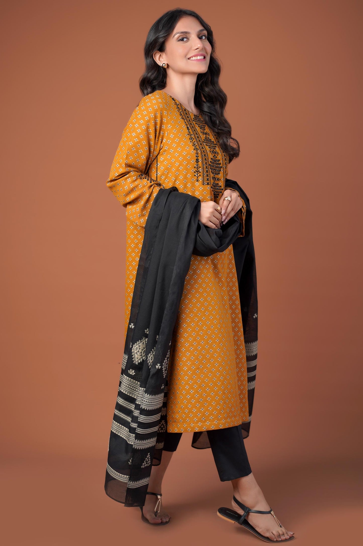Stitched 2 Piece Color Jacquard Suit