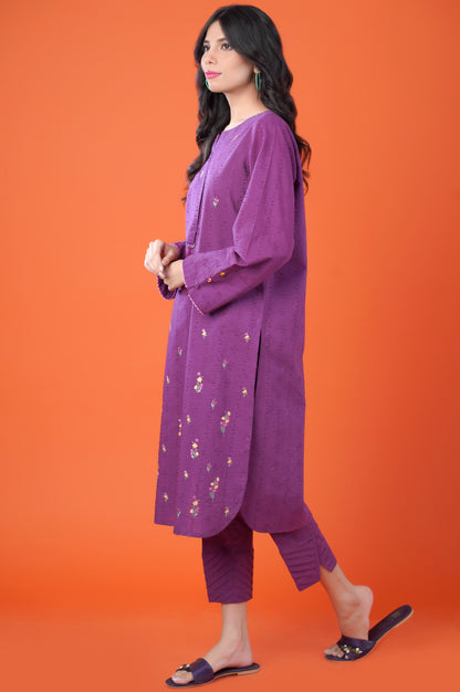 Stitched 2 Piece Brochia Suit