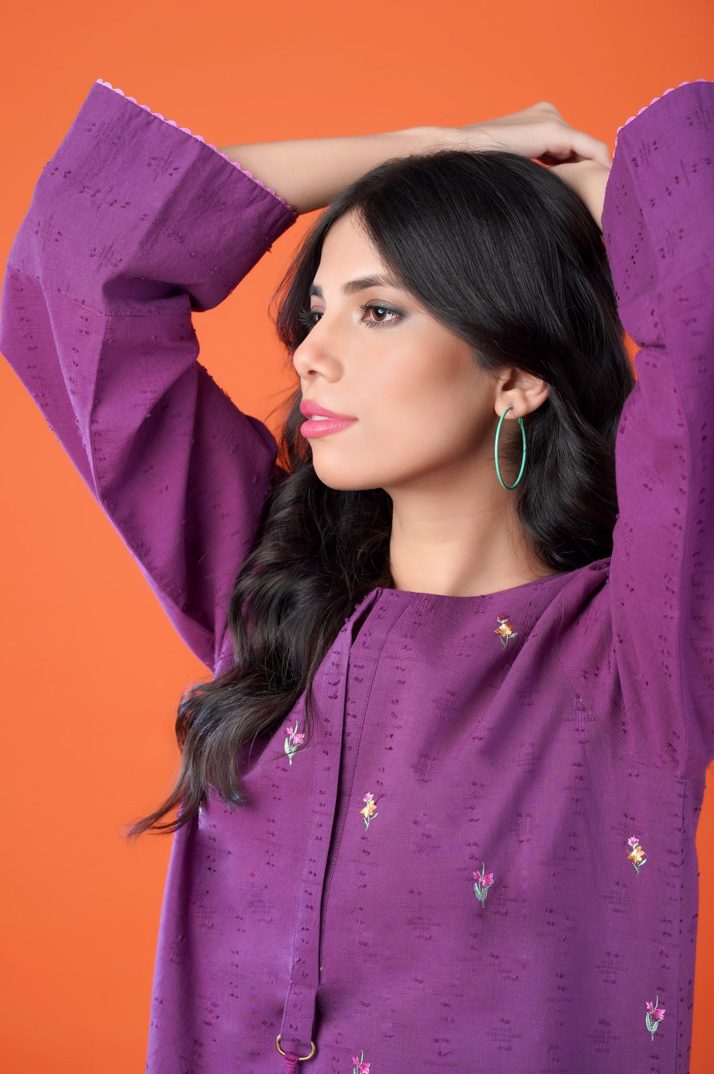 Stitched 2 Piece Brochia Suit