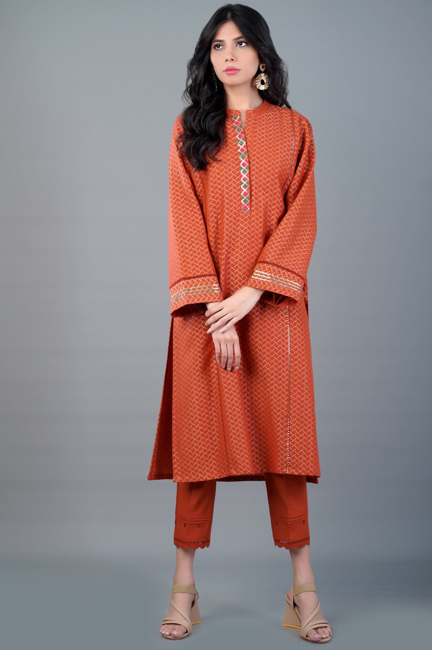 Stitched 2 piece Dobby Mysuri Suit