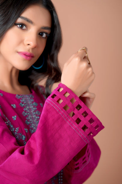 Stitched 2 piece Dobby Jacquard Suit