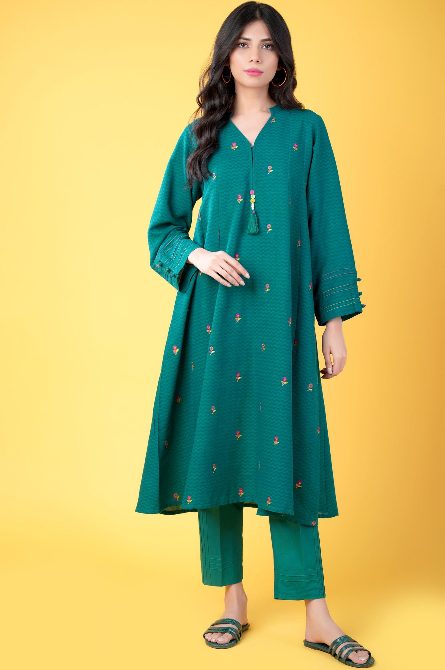 Stitched 2 piece Dobby Jacquard Suit