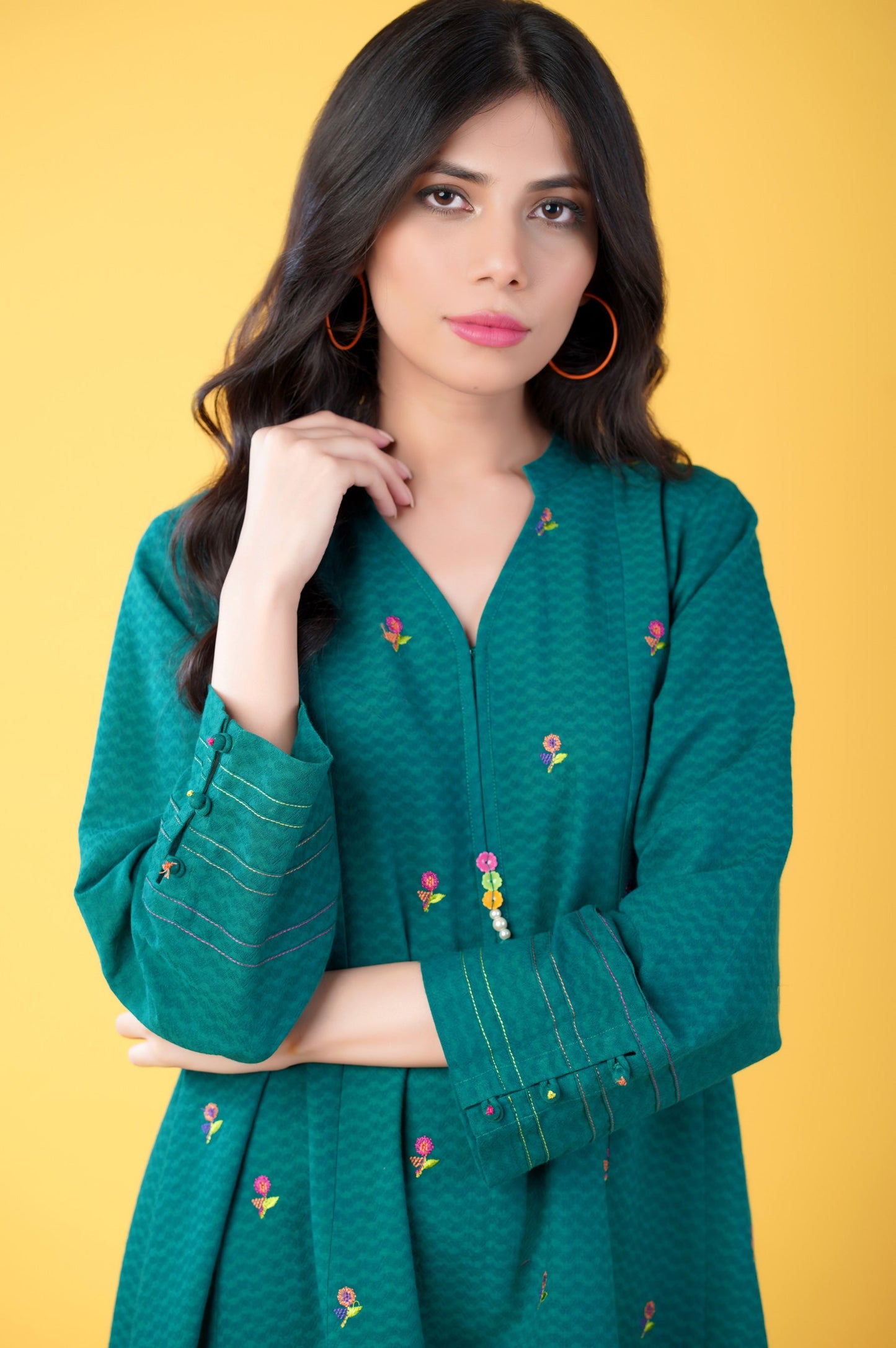 Stitched 2 piece Dobby Jacquard Suit