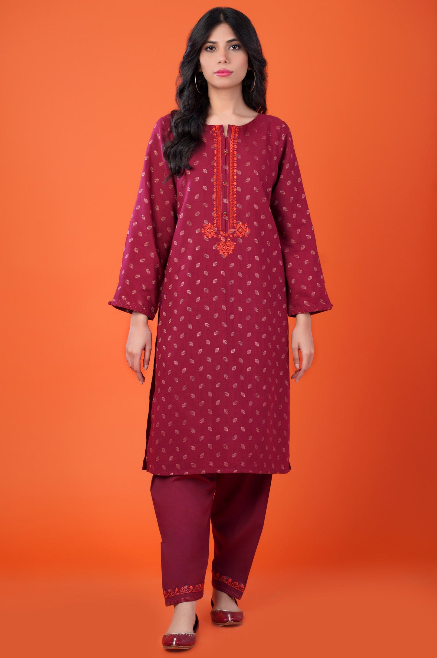 Stitched 2 Piece Dobby Mysuri Suit