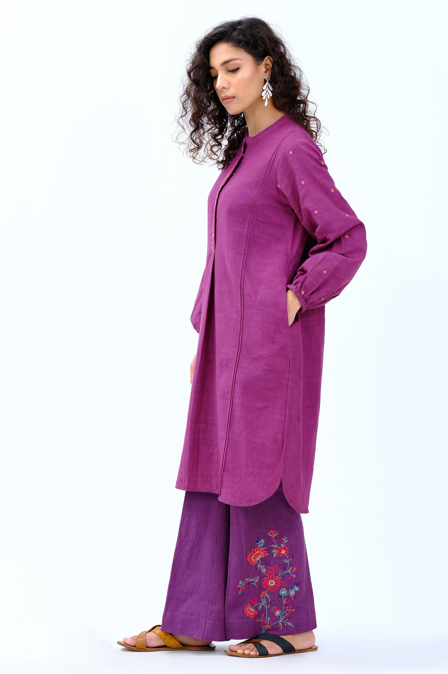 Stitched 2 Piece Embroidered Khaddar Suit