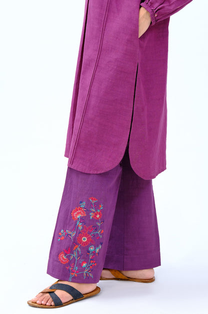 Stitched 2 Piece Embroidered Khaddar Suit