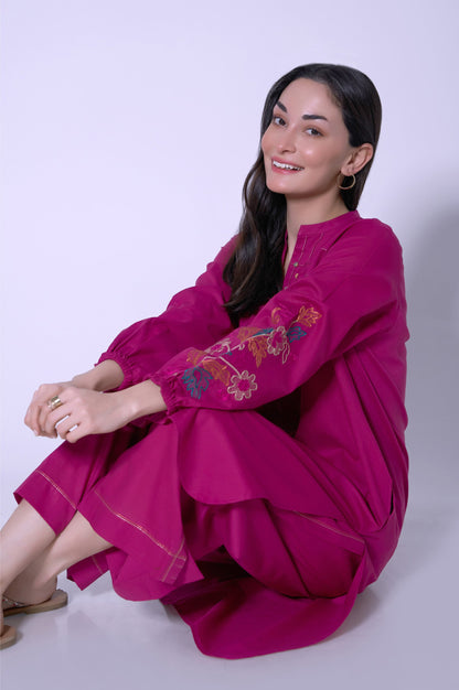 Stitched 2 Piece Cambric Suit