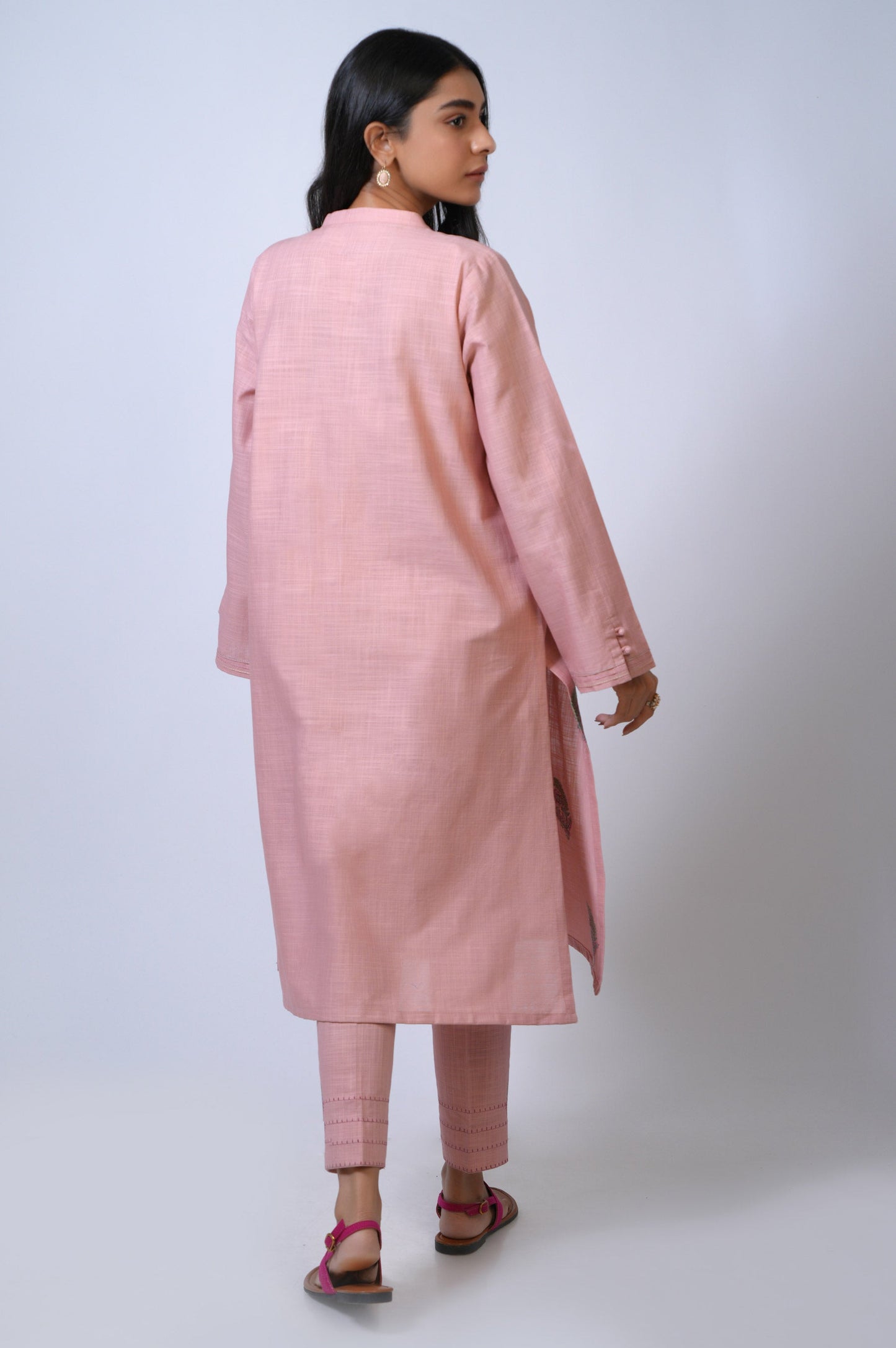 Stitched 2 piece Cotton Slub Suit